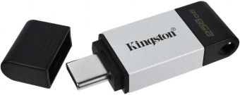 Флеш Диск Kingston 256Gb DataTraveler 80 DT80/256GB USB3.0 черный от магазина РЭССИ