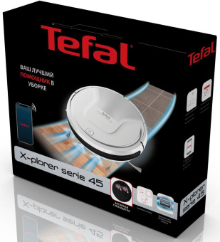 Пылесос-робот Tefal X-Plorer Serie 45 RG8227WH белый от магазина РЭССИ