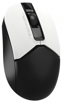 Мышь A4Tech Fstyler FB12 белый/черный оптическая (1200dpi) беспроводная BT/Radio USB (3but) от магазина РЭССИ
