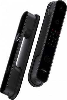 Умный замок Aqara D100 Zigbee врезной разбл.отпеч.паль. 2480mAh черный (ZNMS20LM) от магазина РЭССИ