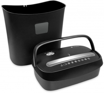 Шредер Heleos УД15-4 черный/серебристый (секр.P-4) фрагменты 7лист. 15лтр. скобы пл.карты от магазина РЭССИ