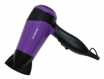 Фен Starwind SHP6102 1600Вт черный/фиолетовый от магазина РЭССИ