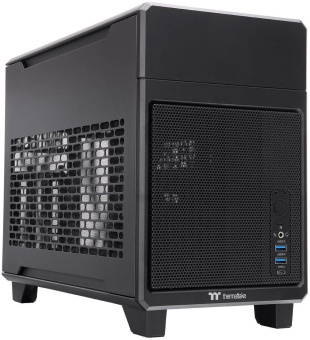 Корпус Thermaltake TR100 черный без БП miniITX 8x140mm 2x200mm 2xUSB3.0 audio bott PSU от магазина РЭССИ