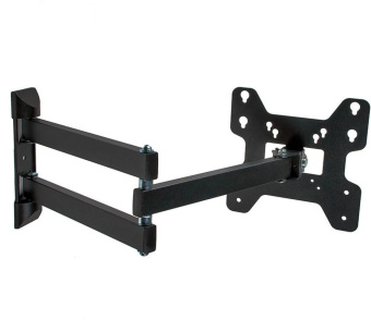 Кронштейн для телевизора Kromax OPTIMA-408 черный 22"-65" макс.30кг настенный поворотно-выдвижной и наклонный от магазина РЭССИ