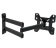 Кронштейн для телевизора Kromax OPTIMA-408 черный 22"-65" макс.30кг настенный поворотно-выдвижной и наклонный от магазина РЭССИ