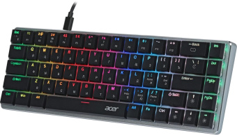 Клавиатура Acer OKW302 механическая серебристый USB for gamer LED (ZL.KBDCC.01C) от магазина РЭССИ