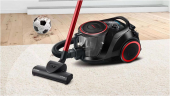 Пылесос Bosch BGS41POW1 700Вт черный/красный от магазина РЭССИ