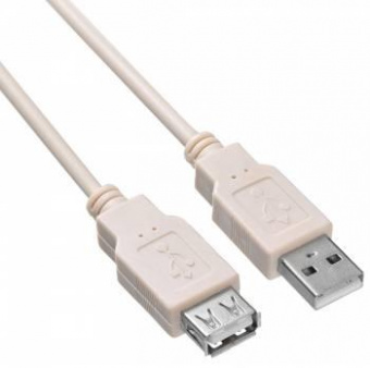 Кабель Buro USB2.0-AM-AF-1.8M-MG USB A(m) USB A(f) 1.8м феррит.кольца серый от магазина РЭССИ