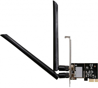Сетевой адаптер WiFi D-Link DWA-582 DWA-582/RU/10/B1A AC1200 PCI Express (ант.внеш.съем) 2ант. (упак.:10шт) от магазина РЭССИ