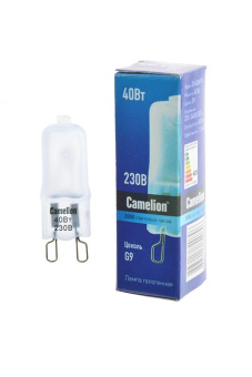 Лампа Camelion G9 230V 40W матовая от магазина РЭССИ