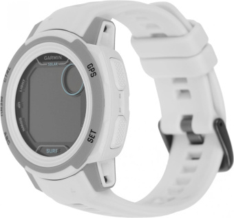 Смарт-часы Garmin Instinct 2s Solar 40мм 1.2" AMOLED корп.черный/белый рем.белый (010-02564-03) от магазина РЭССИ