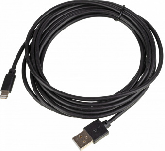 Кабель USB (m)-Lightning (m) 3м черный от магазина РЭССИ