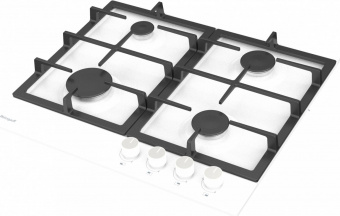 Газовая варочная поверхность Weissgauff HGG 640 WEB белый от магазина РЭССИ