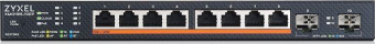 Коммутатор Zyxel NebulaFlex XMG1915-10EP-EU0101F (L2+) 8x2.5Гбит/с 2SFP+ 8PoE++ 130W управляемый от магазина РЭССИ