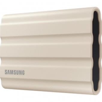 Накопитель SSD Samsung Original USB-C 2Tb MU-PE2T0K/WW Shield T7 1.8" бежевый от магазина РЭССИ