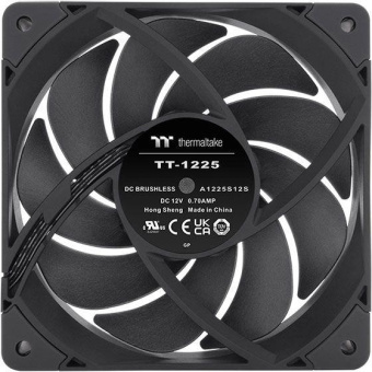 Вентилятор для корпуса Thermaltake TOUGHFAN 12 Pro 120х120x25 черный 4-pin 22.6дБ (CL-F139-PL12BL-A) Ret от магазина РЭССИ