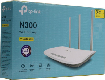 Роутер беспроводной TP-Link TL-WR845N N300 10/100BASE-TX белый от магазина РЭССИ