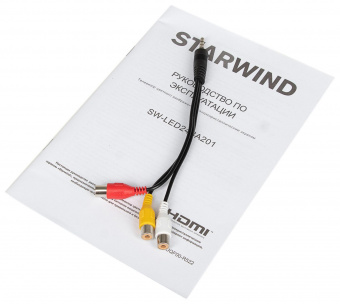 Телевизор LED Starwind 24" SW-LED24BA201 черный HD 60Hz DVB-T DVB-T2 DVB-C (RUS) от магазина РЭССИ
