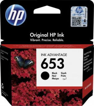 Картридж струйный HP 653 3YM75AE черный (360стр.) (6мл) для HP DeskJet Plus Ink Advantage 6075/6475 от магазина РЭССИ
