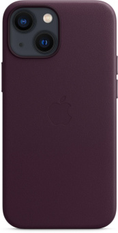 Чехол (клип-кейс) Apple для Apple iPhone 13 mini Leather Case with MagSafe темная вишня (MM0G3ZE/A) от магазина РЭССИ