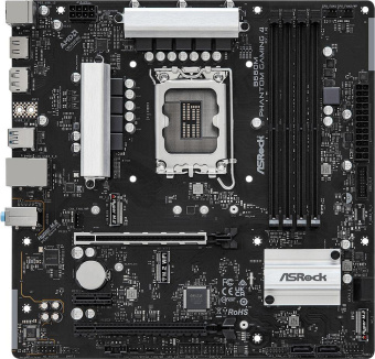 Материнская плата Asrock B660M PHANTOM GAMING 4 Soc-1700 Intel B660 4xDDR4 mATX AC`97 8ch(7.1) GbLAN RAID+HDMI+DP от магазина РЭССИ