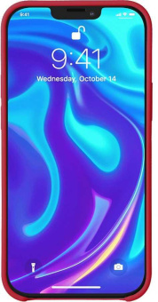 Чехол (клип-кейс) Deppa для Apple iPhone 12 mini Liquid Silicone красный (87786) от магазина РЭССИ