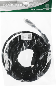 Кабель аудио-видео Ningbo HDMI (m)/HDMI (m) 20м. позолоч.конт. черный от магазина РЭССИ