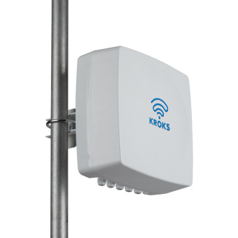 Уличный роутер Kroks Rt-Ubx PoE DS e6 4-48 с модемом LTE cat.6 для видеонаблюдения от магазина РЭССИ