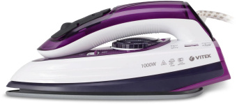 Утюг дорожный Vitek VT-8305 1000Вт белый/фиолетовый от магазина РЭССИ