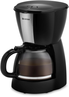 Кофеварка капельная Vitek VT-1503 900Вт черный от магазина РЭССИ