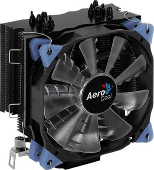 Устройство охлаждения(кулер) Aerocool Verkho 5 Dark Soc-AM5/AM4/1151/1200/2066/2011/1700 черный 4-pin 15-27dB Al+Cu 150W 741gr Ret от магазина РЭССИ