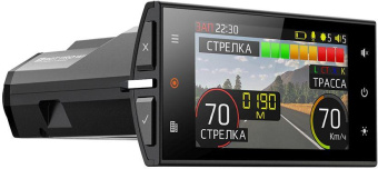 Видеорегистратор с радар-детектором Silverstone F1 Hybrid S-Bot Pro Wi-Fi GPS ГЛОНАСС черный от магазина РЭССИ