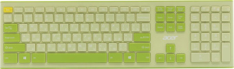 Клавиатура + мышь Acer OCC205 клав:зеленый/желтый мышь:зеленый/желтый USB беспроводная slim (ZL.ACCEE.00E) от магазина РЭССИ