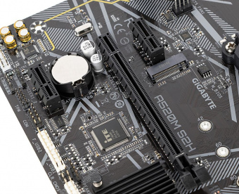 Материнская плата Gigabyte A520M S2H Soc-AM4 AMD A520 2xDDR4 mATX AC`97 8ch(7.1) GbLAN RAID+VGA+DVI+HDMI от магазина РЭССИ
