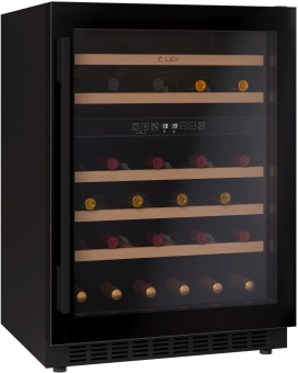 Винный шкаф Lex LWD6046BL dual zone 1-нокамерн. черный от магазина РЭССИ