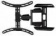 Кронштейн для телевизора Hama Fullmotion H-118619 черный 32"-65" макс.35кг настенный поворот и наклон от магазина РЭССИ
