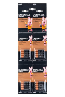 Элемент питания DURACELL BASIC LR03 отрывной 4*4 BL16 от магазина РЭССИ