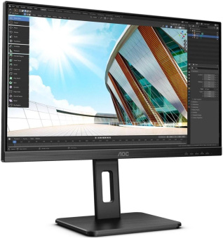 Монитор AOC 23.8" Pro Q24P2Q черный IPS LED 16:9 HDMI M/M матовая HAS Pivot 250cd 178гр/178гр 2560x1440 D-Sub DisplayPort FHD USB 5.14кг от магазина РЭССИ
