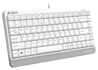 Клавиатура A4Tech Fstyler FKS11 белый/серый USB от магазина РЭССИ