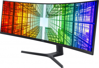 Монитор Samsung 49" LS49A950UIIXCI черный VA LED 32:9 HDMI M/M матовая HAS Piv 250cd 178гр/178гр 5120x1440 120Hz DP 2K USB 14.6кг от магазина РЭССИ