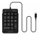 Числовой блок A4Tech Fstyler FK13P черный USB slim для ноутбука (FK13P BLACK) от магазина РЭССИ