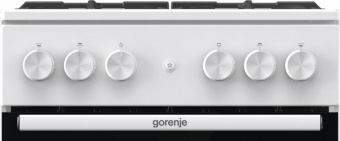 Плита Газовая Gorenje GG5A11WF белый (без крышки) реш.чугун от магазина РЭССИ
