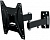 Кронштейн для телевизора Kromax OPTIMA-204 черный 15"-42" макс.25кг настенный поворотно-выдвижной и наклонный от магазина РЭССИ