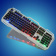 Клавиатура Оклик 747G FROZEN серый/черный USB Multimedia for gamer LED от магазина РЭССИ