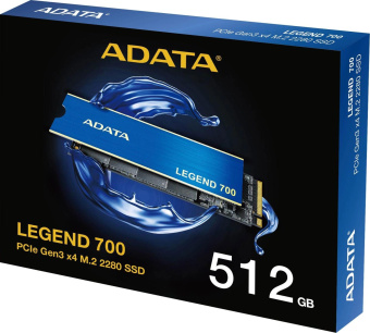 Накопитель SSD A-Data PCIe 3.0 x4 512GB ALEG-700-512GCS Legend 700 M.2 2280 от магазина РЭССИ