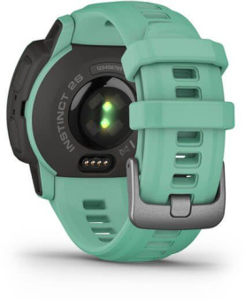 Смарт-часы Garmin Instinct 2S Solar Tactical 20мм 1.3" AMOLED корп.черный/мятный рем.мятный (010-02564-02) от магазина РЭССИ