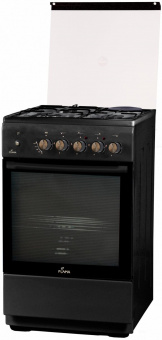 Плита Комбинированная Flama L RK 23-126 At антрацит (стеклянная крышка) реш.сталь от магазина РЭССИ