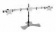 Кронштейн для мониторов Cactus CS-VM-MP330S-AL серебристый 15"-24" макс.8кг настольный наклон от магазина РЭССИ