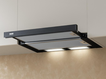 Вытяжка встраиваемая Krona Kamilla 600 черный управление: кнопочное (1 мотор) от магазина РЭССИ