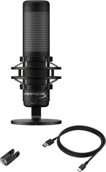 Микрофон проводной HyperX QuadCast 2 3м черный от магазина РЭССИ
